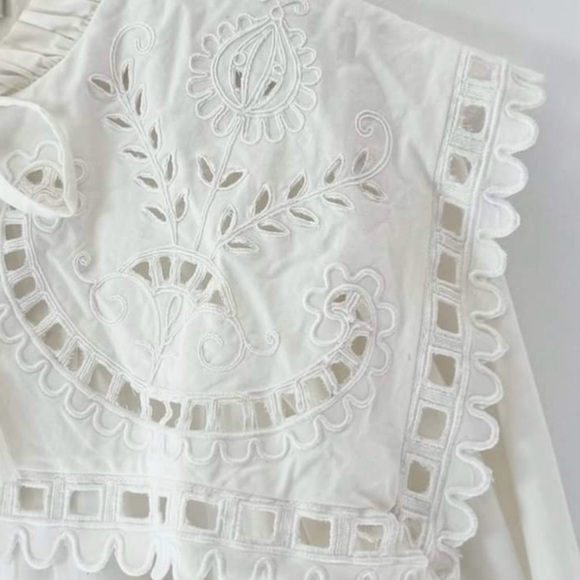 Sea New York White Ruffled Tiered Sundress - Picture 12 of 16